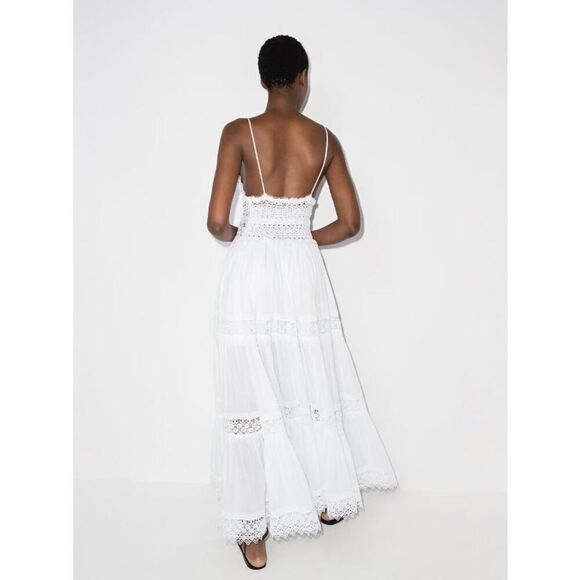 CHARO RUIZ IBIZA Cindy long Dress white Large - Picture 7 of 11